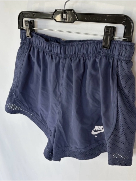 Nike Air Women's Dri-Fit Air Tempo Running Shorts LG  Navy  Inner Briefs Pocket - Picture 3 of 9